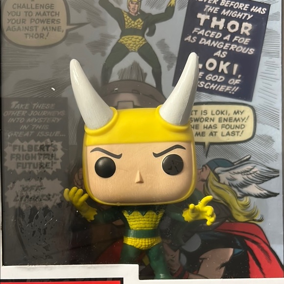 ✨Host picked✨Marvel Funko Pop! Loki Figure - Green and Yellow - Picture 2 of 6